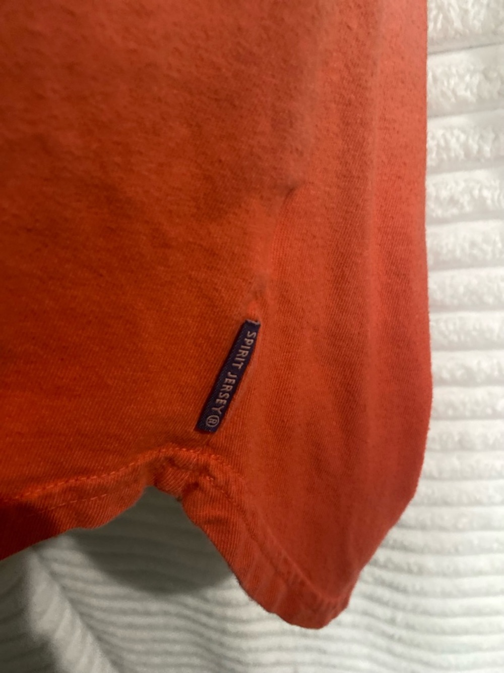 Spirit Teal and Coral Long Sleeve Tee - Picture 3 of 5